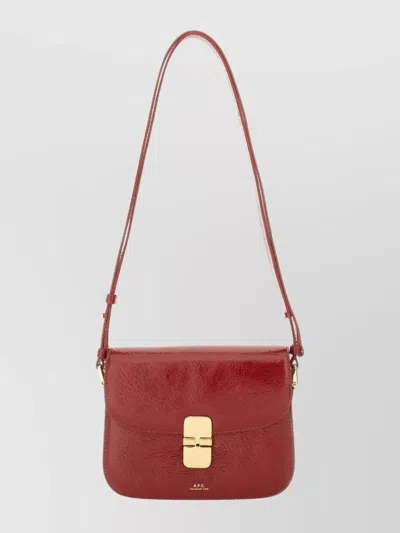 Apc A.p.c. Compact Grace Cross-body Bag With Magnetic Flap Closure