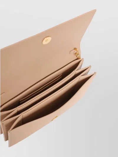 Valentino Vlogo Signature Leather Wallet On Chain