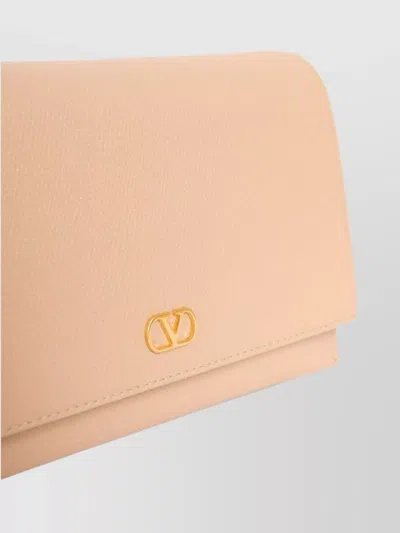 Valentino Vlogo Signature Leather Wallet On Chain
