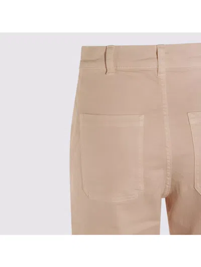 Eleventy Straight Trousers With Pockets And Belt Loops In Pink