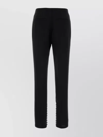 Dries Van Noten Philip Regular-fit Straight-leg Cotton Trousers In Black