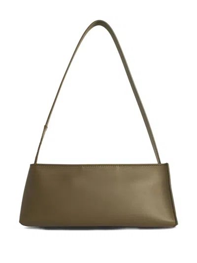 Marni Museo Baguette Bag In Green Leather In Green