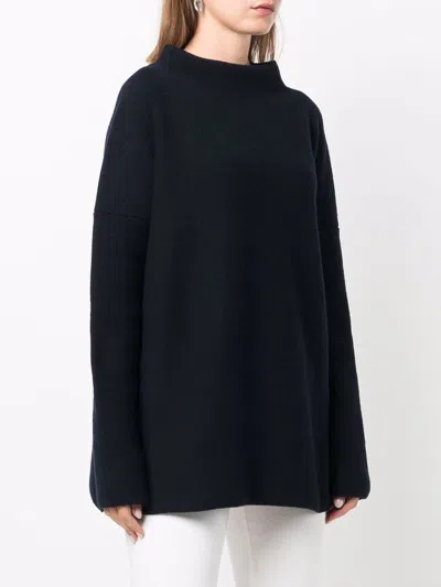 Daniela Gregis Cozy Knit Turtleneck Pullover In Black