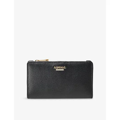Aspinal Of London Womens Mayfair Small Leather Purse Black