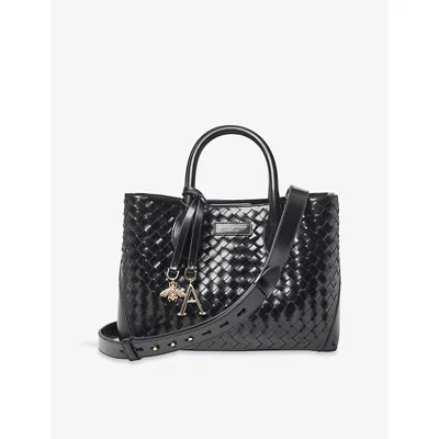 Aspinal Of London Womens Midi London Leather Tote Bag Black In Black
