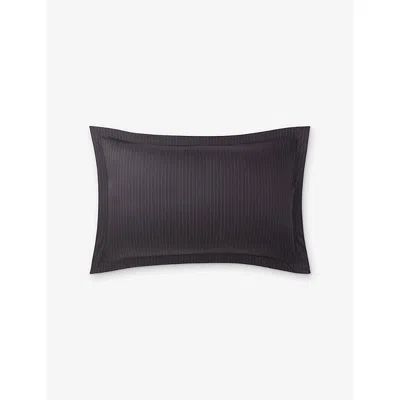 Ralph Lauren Thompson Floral-print Cotton-sateen Oxford Pillowcase 50cm X 75cm Charcoal In Multi