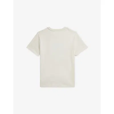 Polo Ralph Lauren Boys' Polo Bear Crewneck Cotton-jersey T-shirt Nevis In Neutral