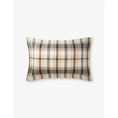 Ralph Lauren Adelina Cotton-oxford Pillowcase Oatmeal In Multi