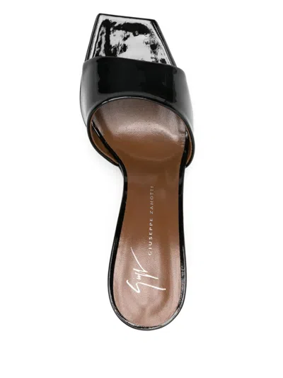 Giuseppe Zanotti Block-heel Square-toe Mules In Animal Print