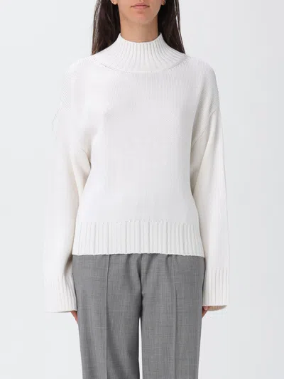 Fabiana Filippi Merino Wool Cropped Turtle Neck Sweater In Neutral