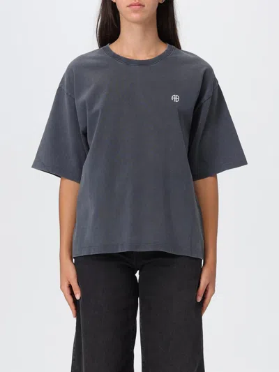 Anine Bing Rudy Tee Empowerment T-shirt In Blue