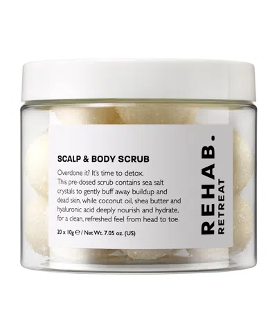 Rehab Retreat Scalp Body Scrub In White