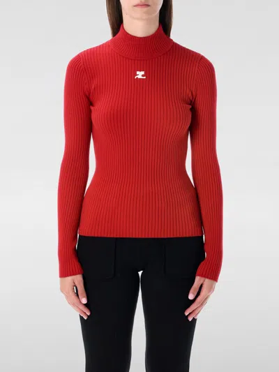Courrèges Courreges Women Red Viscose Blend Sweater