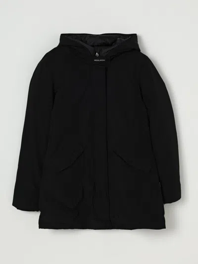 Woolrich Coat  Kids Color Black In Black