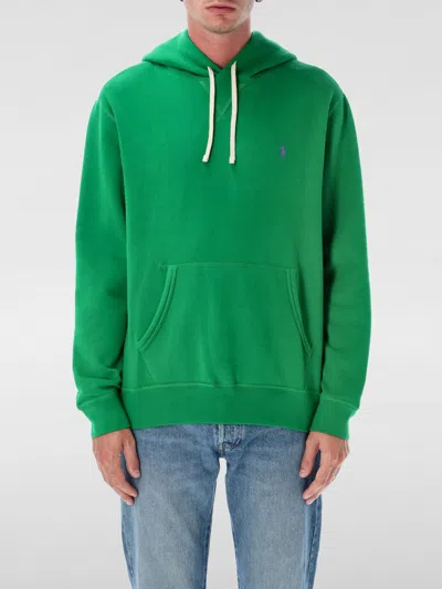 Polo Ralph Lauren The Rl Cotton-blend Fleece Hoodie In Green