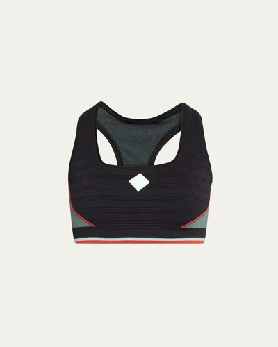 Casablanca Sports Bra Top In Black