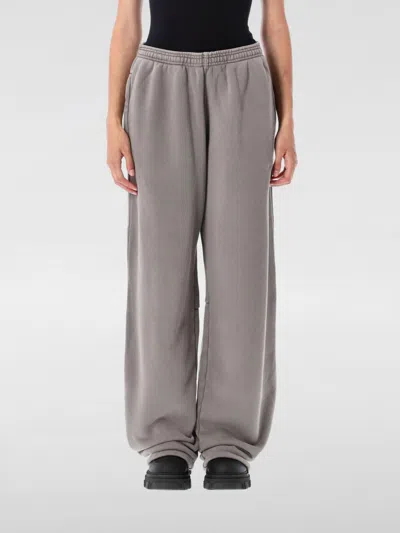 Alexander Wang Articulated Leg Sweat Pant Trousers Grey In Gray