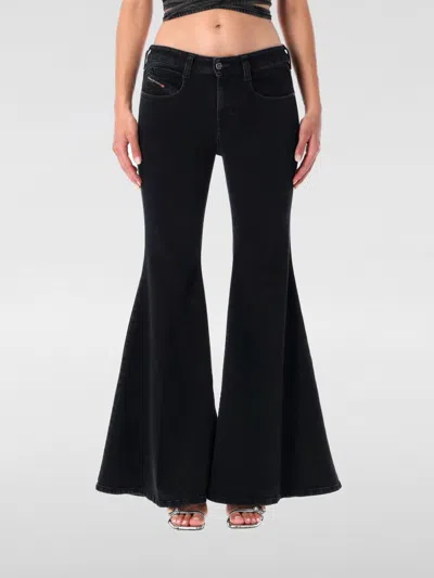 Diesel Flare Jeans In Black