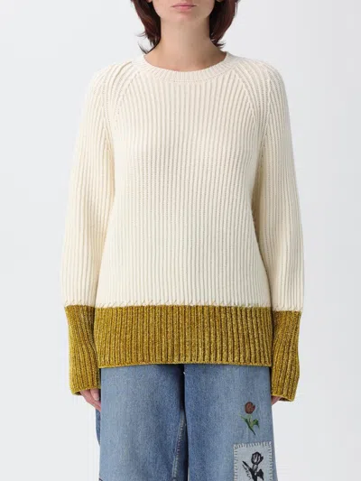 Marni Multicolor Fleece Wool Sweatshirt In Neutral