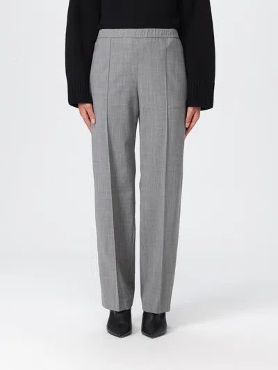 Fabiana Filippi Cool Wool Jogging Trousers In Gray