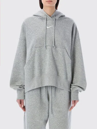 Nike Sweatshirt  Woman Color Grey In Gray