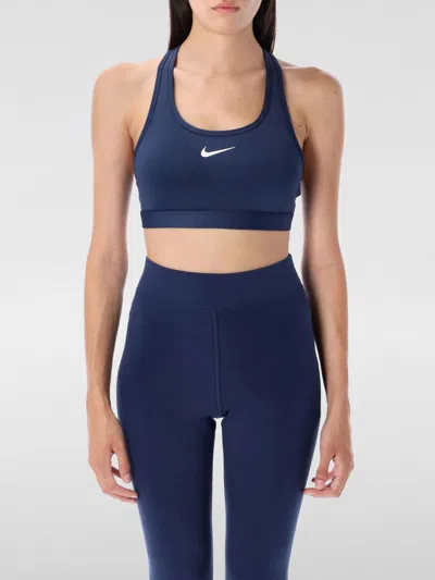 Nike Women's Swoosh Medium Support Sports Bra In Blue