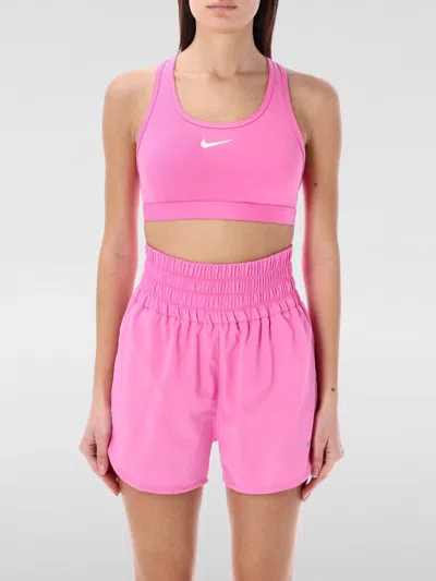Nike Women's Swoosh Medium Support Sports Bra In Pink