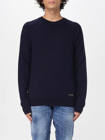 Dsquared2 Crew-neck Sweater In Blue