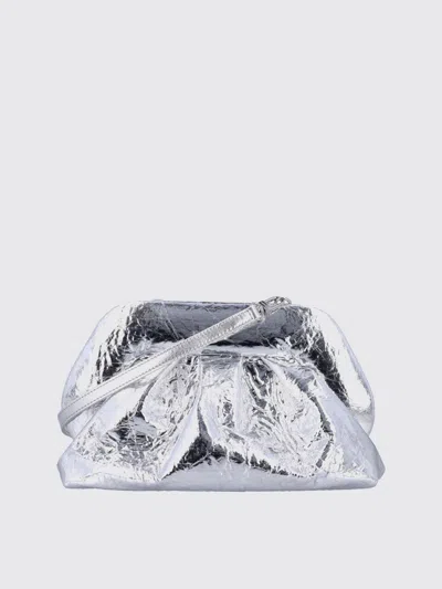 Themoirè Tia Clutch In Silver