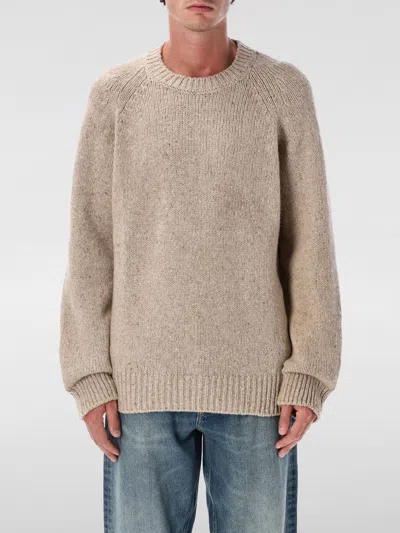 Apc A.p.c. A.p.c. Harris Crewneck Wool Jumper In Neutral