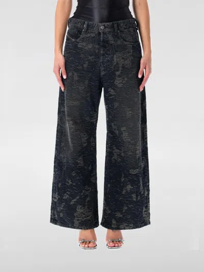 Diesel Vintage Inspired D-sire Denim Trousers In Black