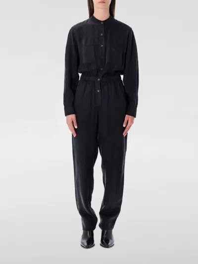 Isabel Marant Étoile Isabel Marant Etoile Marant Étoile Black Buttoned Jumpsuit In Black