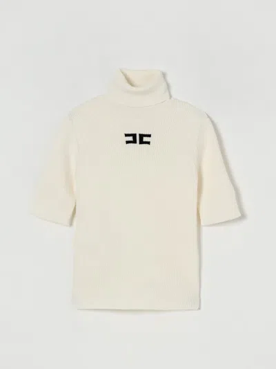 Elisabetta Franchi La Mia Bambina Sweater  Kids Color Ivory In White