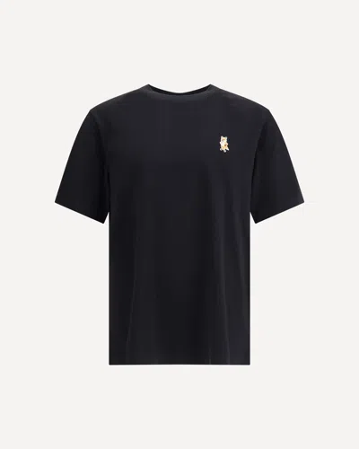 Maison Kitsuné Maison Kitsune Fox Head T Shirt In Blue