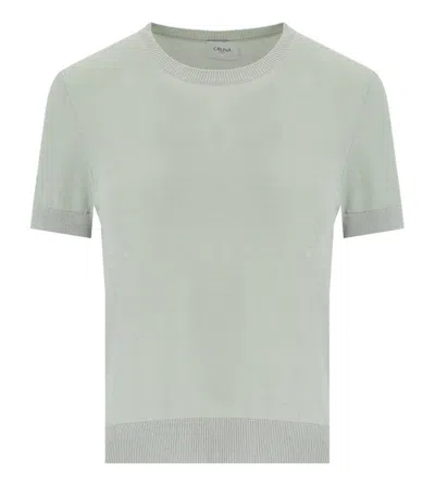 Cruna Nina Sage Green Top In Green