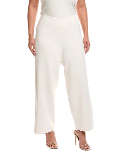 Marina Rinaldi Plus Quirite Knitted Trouser In White