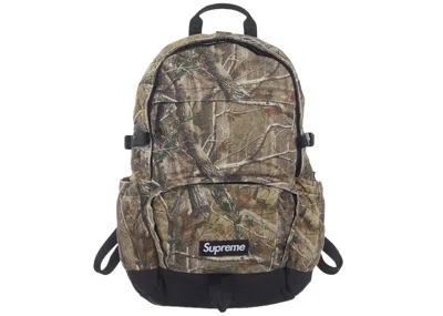Pre-owned Supreme Denim Backpack In Realtree Ap Camo