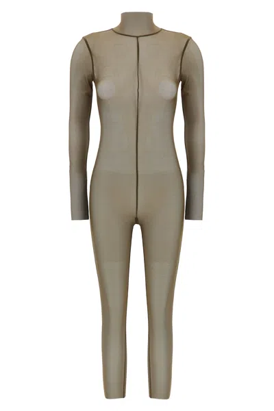 Norma Kamali 'turtle' Jumpsuit In Green