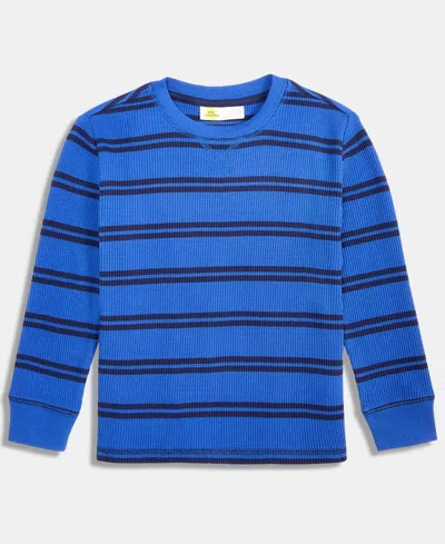 Epic Threads Toddler Boys Striped Crewneck Thermal Sweatshirt In Multi