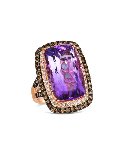 Le Vian ® Grape Amethyst™ 14k Rose Gold 14.04 Ct. Tw. Diamond & Amethyst Ring