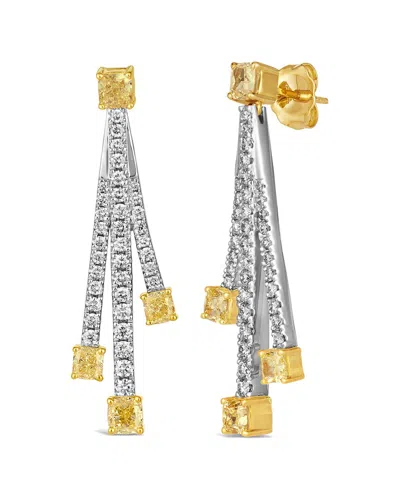 Le Vian ® Sunny Yellow Diamond 14k 2.21 Ct. Tw. Diamond Dangle Earrings In Gold