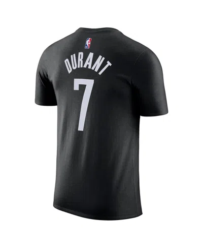 Jordan Men's Kevin Durant Black Houston Rockets Statement Edition Name Number T-shirt In Black