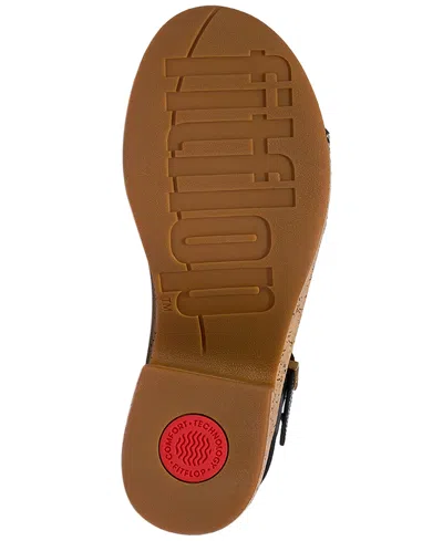 Fitflop Women's Plattforms V-weave Heeled Ankle-strap Sandals In Multi