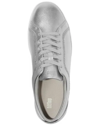 Fitflop Women's Rally Crystal-trim Leather Sneakers In Multi