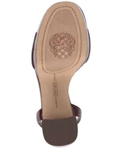 Vince Camuto Pendry Platform Sandal In Burgundy