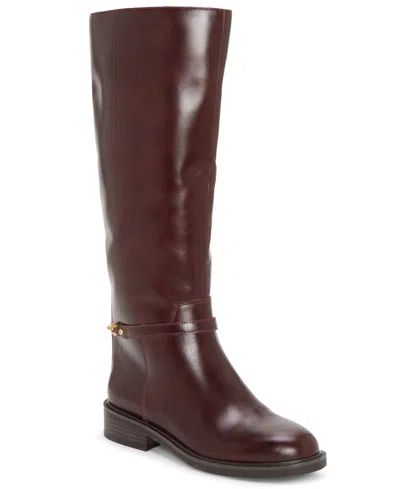 Vince Camuto Adria Extra Wide Calf Knee High Boot In Brown