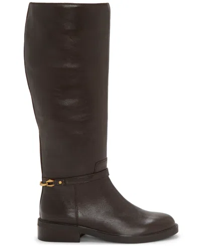 Vince Camuto Women's Adria Knee-high Riding Boots In Brown