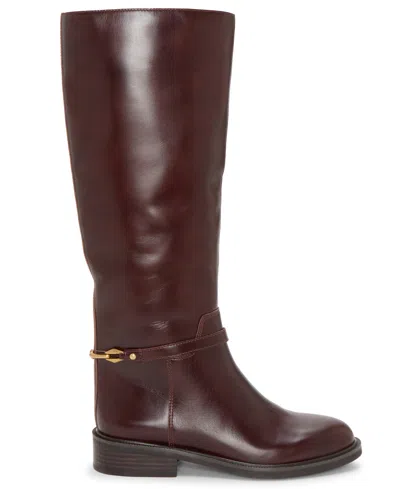Vince Camuto Adria Extra Wide Calf Knee High Boot In Brown