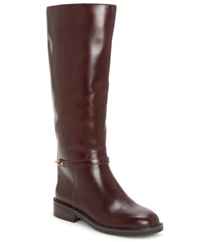 Vince Camuto Adria Extra Wide Calf Knee High Boot In Brown