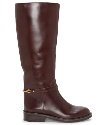 Vince Camuto Adria Extra Wide Calf Knee High Boot In Brown